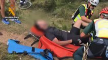 La guardia civil rescata a un turista accidentado en La Rioja