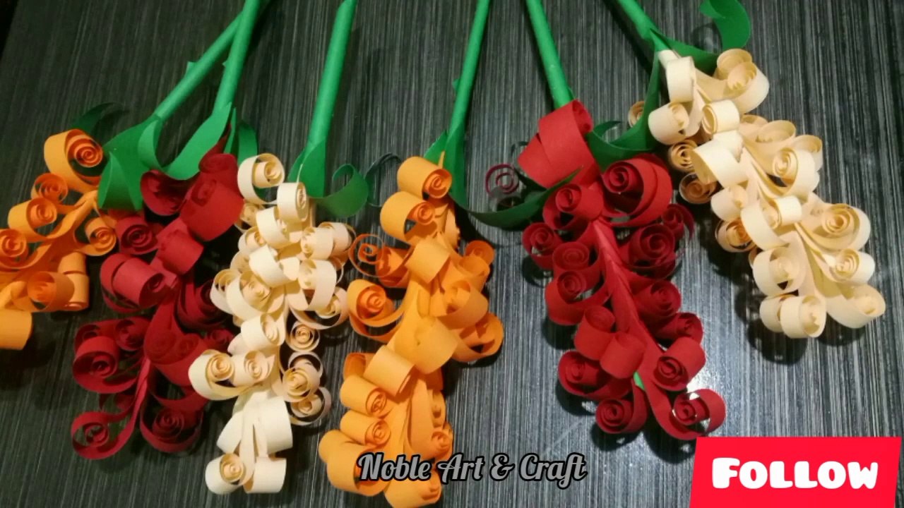 Paper Hyacinth flower | Origami flowers | flowers with stem | Noble Pearl