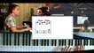 How to play A Window To The Past on piano - John Williams - SHEET MUSIC - Velocity 100% 30% (2)