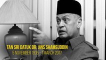 Legendary actor, Tan Sri Jins Shamsuddin passed away