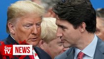 Trump jokes with attendee about calling Trudeau 'two-faced'