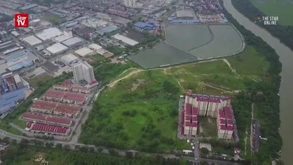 Drone visuals of Penang's land for non-Muslim places of worship