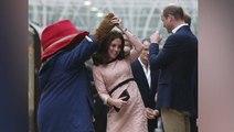 Duchess of Cambridge twirls with Paddington Bear