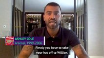 Willian will improve Arsenal - Ashley Cole