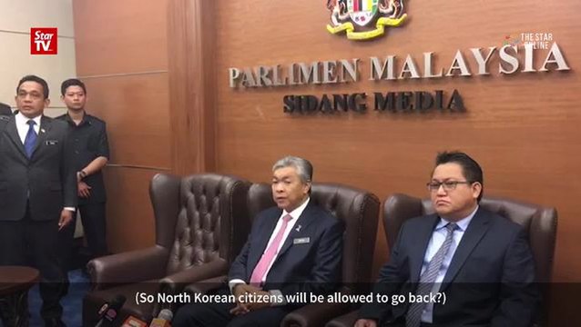 Zahid: North Korean embassy officials barred from leaving M’sia
