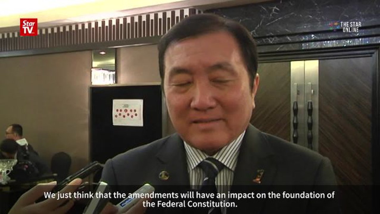 MCA is against Hadi’s Bill, says Ong