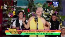 Karina Torres indignada por los malos comentarios hacia Katty Elisa