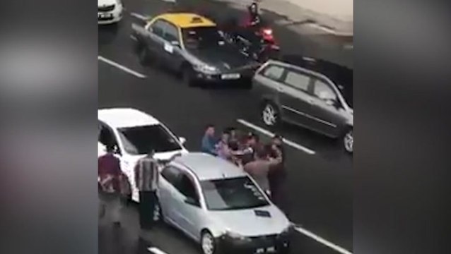 Six arrested after LDP fracas which ended with cop car damaged