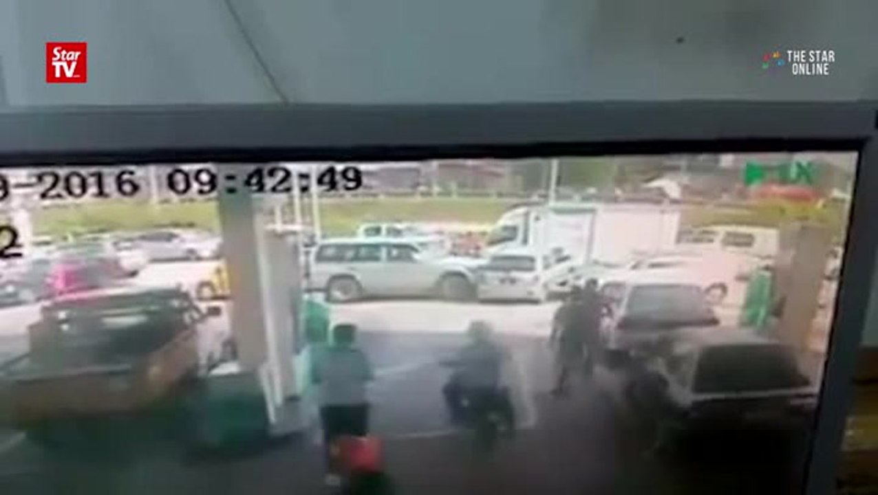 Driver's triple whammy