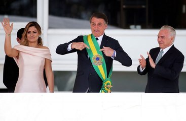 Bolsonaro takes office as Brazil's president