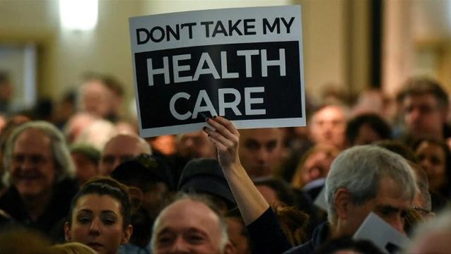 Conservatives rebel against Trump-backed Republican healthcare plan