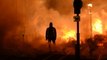 Barricades burn in central Bordeaux after violent protests