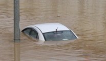 Cars submerge in Klang Valley floods