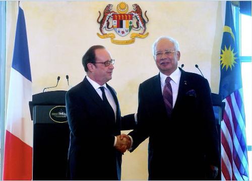 Najib to Hollande: We're not ready to buy Rafale jet