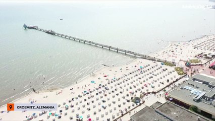 Playas alemanas hacia el Mar Báltico en época de pandemia