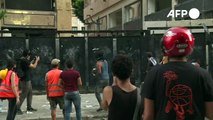 مواجهات بين محتجين والقوات الأمنية بعد أسبوع من انفجار مرفأ بيروت