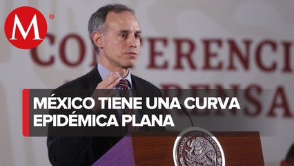 "Logramos una curva epidémica plana": López-Gatell