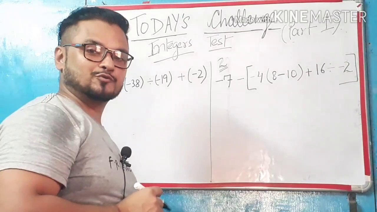 Integers test part 2