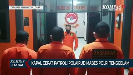 Kapal Cepat Patroli Polairud Mabes Polri Tenggelam