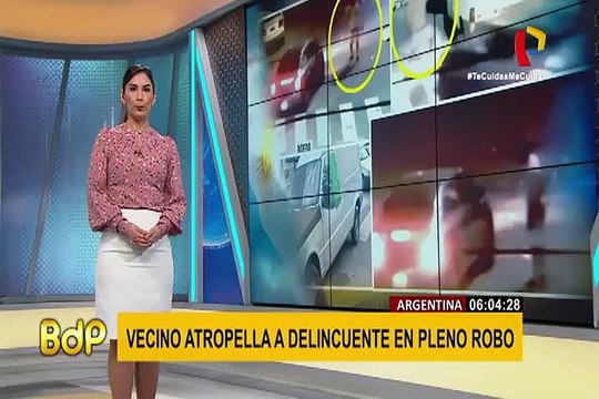 Argentina: enfurecido conductor atropelló a ladrón que descubrió en pleno robo