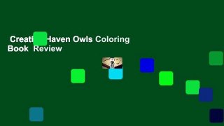 Creative Haven Owls Coloring Book  Review