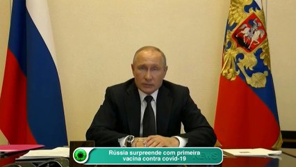 Rússia surpreende com primeira vacina contra covid-19