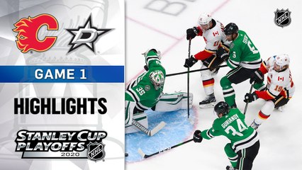 NHL Highlights | Flames @ Stars 8/11/2020