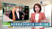 美吾華董座涉內線交易 300萬元交保