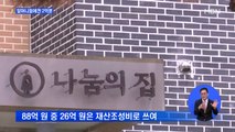 엉뚱한 곳에 쓰인 기부금…위안부 할머니들에겐 2억 원뿐