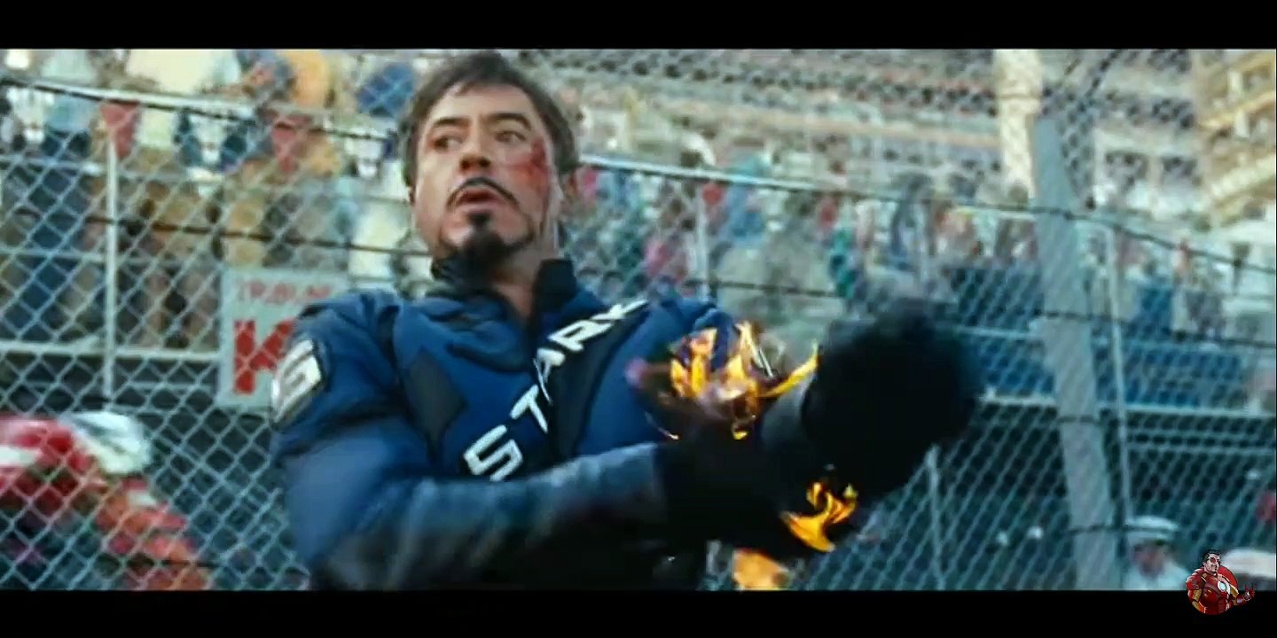 Iron Man Vs Ivan Vanko  - Monaco fight scene // Iron Man 2 (2010)