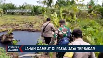Sebanyak 3 Hektar Lahan Gambut di Rasau Jaya Terbakar