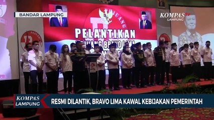 Resmi Dilantik Pengurus Bravo Lima Kawal Kebijakan Pemerintah
