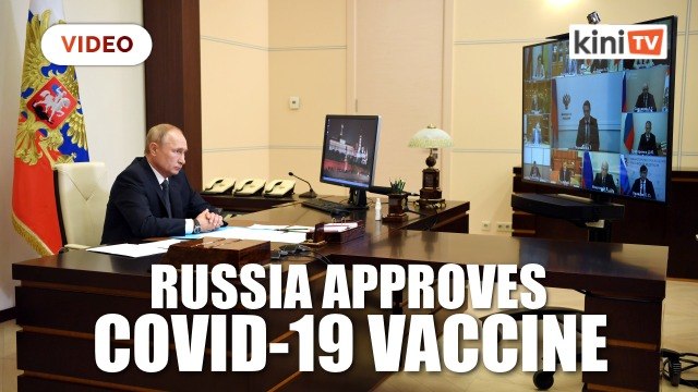 Putin hails new Sputnik moment as Russia is first to approve a COVID-19 vaccine