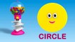 Colors and Shapes for Children to Learn with Gumball Machine - Learning Colors Videos for Children