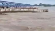 Water level of Sharda Barrage in rises due to heavy rainfall