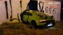 İspanya'da arkadaşından ödünç aldığı lüks aracı 2.9 saniyede paramparça etti