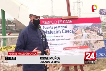 Nuevo puente Talavera sería inaugurado a finales de agosto