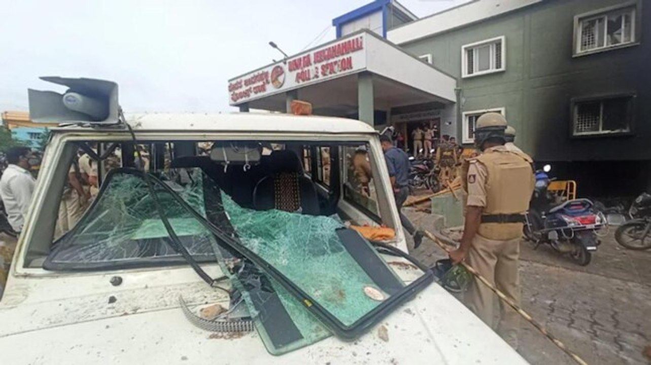 3 killed in Bengaluru violence, 200 cars burnt