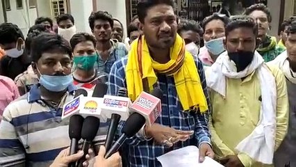 देवास जिले के कांटाफोड़ थाने का घेराव