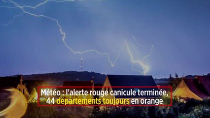 Météo : l'alerte rouge canicule terminée, 44 départements toujours en orange