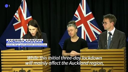 New Zealand PM asks residents to "be strong" as virus returns