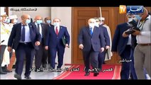 رئيس الجمهورية يصل إلى قصر الأمم للإشراف على لقاء الحكومة والولاة