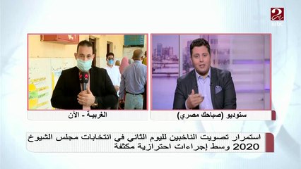 رسالة محافظ الغريبة للمواطنين عقب ادلائه بصوته في انتخابات مجلس الشيوخ