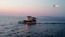 Yunan askerinin ateş açtığı teknenin görüntüleri ortaya çıktı