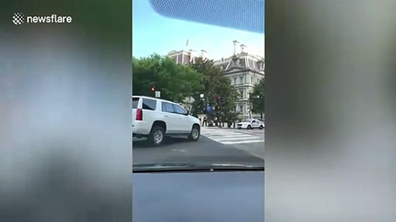Police arrive at scene of shooting on Pennsylvania Avenue near White House