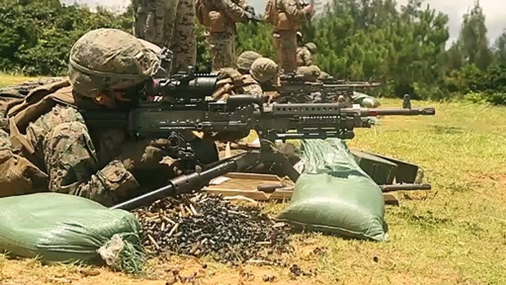 U.S Marines • Live Fire the M240 Medium Machine Gun • Okinawa, Japan