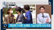 손혜원, 1심서 1년 6개월 ‘실형’