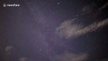 Timelapse captures Perseid meteor shower over Switzerland