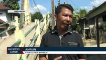 Jembatan Gantung Nyaris Ambruk