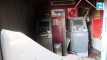 ATM machine caught fire at Lucknow Railway Station